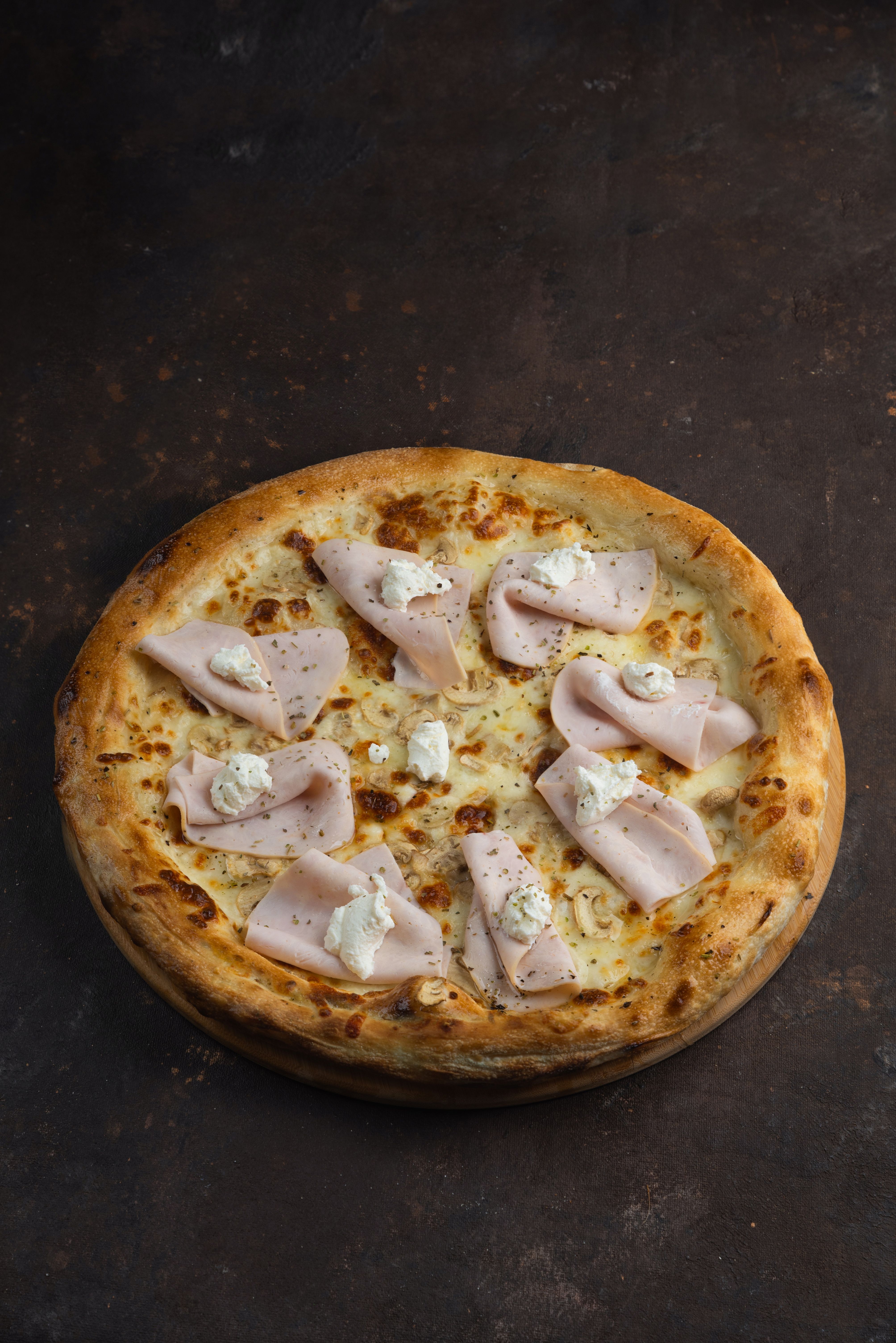 Пицца ветчина с грибами